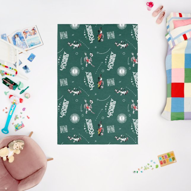 LOONEY TUNES™ Soccer Playbook Pattern Rug (Insitu (Babyroom))