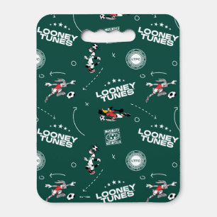 LOONEY TUNES™ Soccer Playbook Pattern Seat Cushion