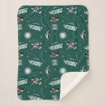 LOONEY TUNES™ Soccer Playbook Pattern Sherpa Blanket