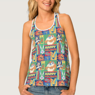 LOONEY TUNES™ Sparkle Bright Happy Holidays Tank Top
