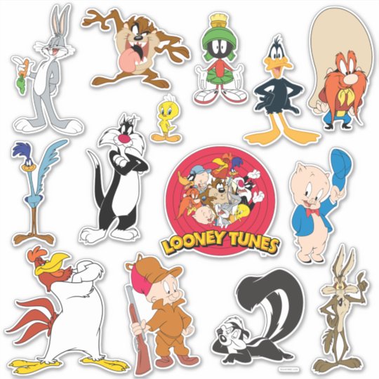 Looney Tunes Sticker Set | Zazzle.com