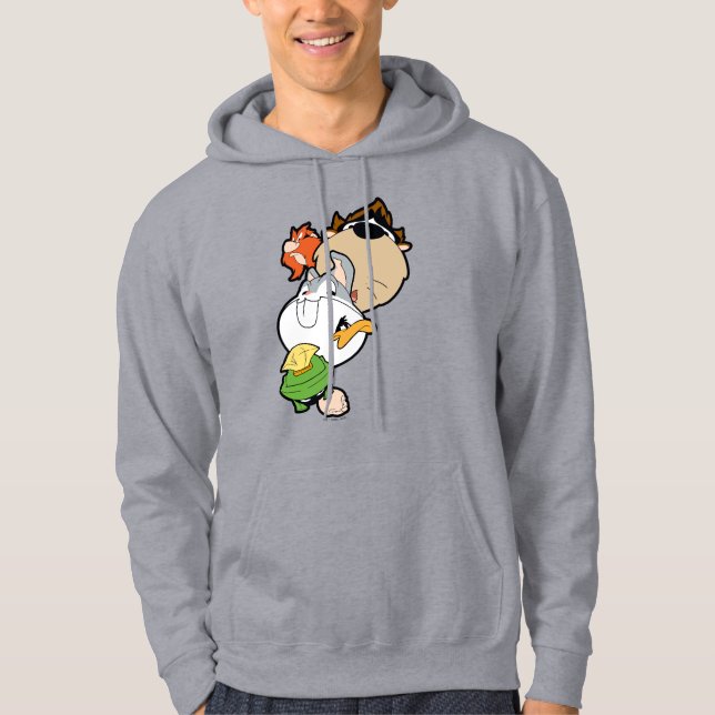 LOONEY TUNES™ Stylized Big Heads Hoodie (Front)