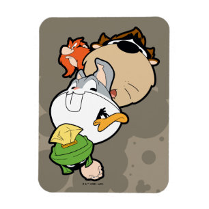 LOONEY TUNES™ Stylized Big Heads Magnet