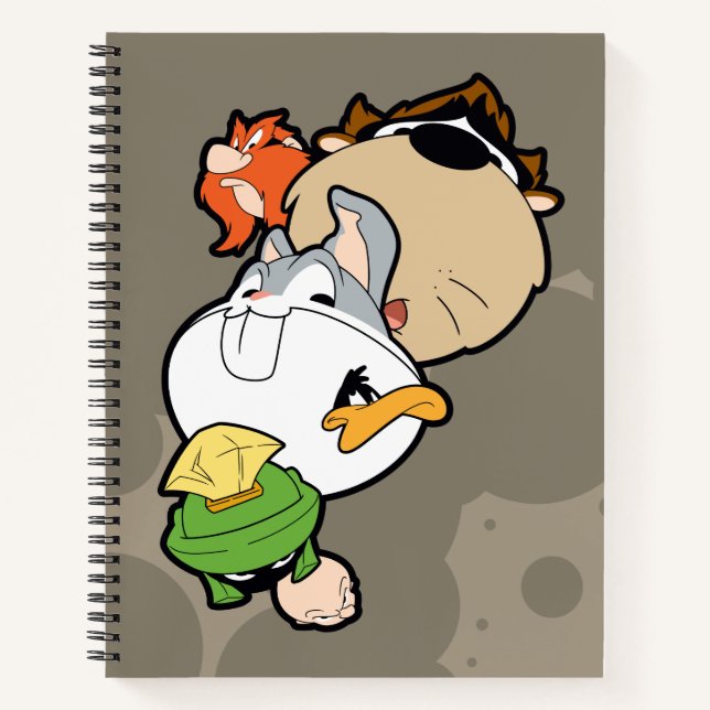 LOONEY TUNES™ Stylized Big Heads Notebook (Front)