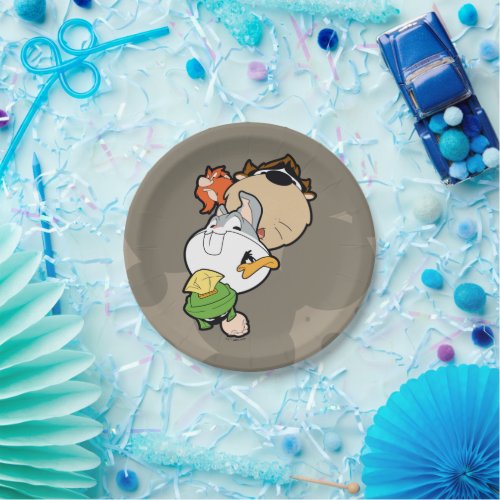 LOONEY TUNES Stylized Big Heads Paper Plates
