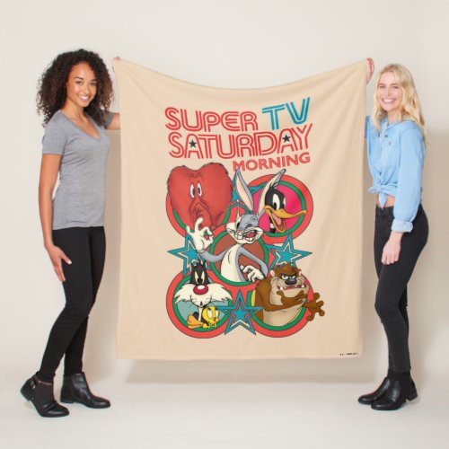 LOONEY TUNES  Super TV Saturday Morning Fleece Blanket