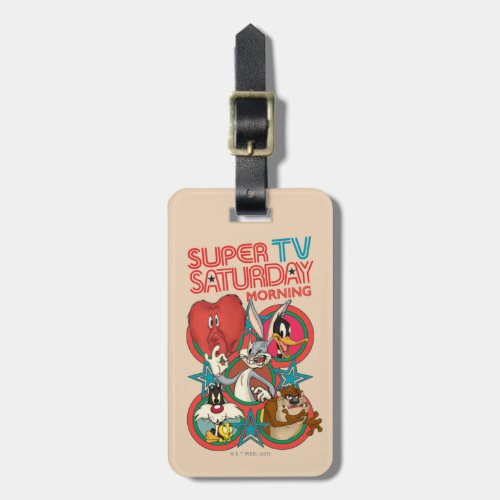 LOONEY TUNES  Super TV Saturday Morning Luggage Tag