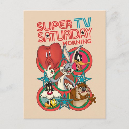 LOONEY TUNES  Super TV Saturday Morning Postcard