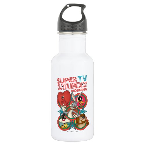 LOONEY TUNES  Super TV Saturday Morning Stainless Steel Water Bottle