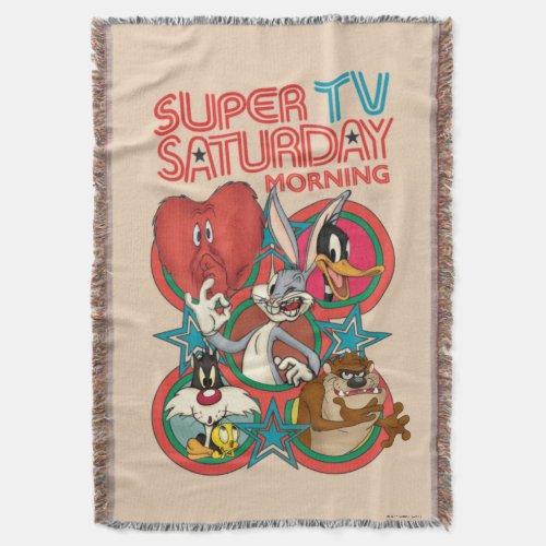 LOONEY TUNES  Super TV Saturday Morning Throw Blanket