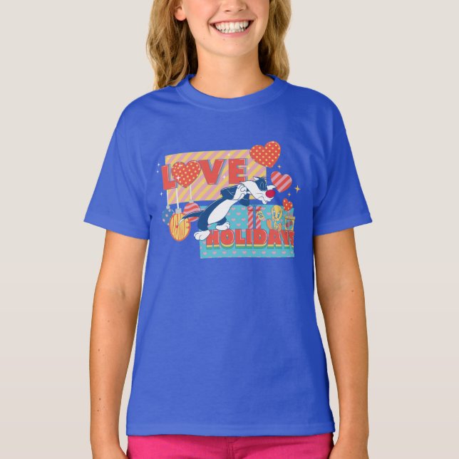 LOONEY TUNES™ | SYLVESTER™ & TWEETY™Love Holidays T-Shirt (Front)