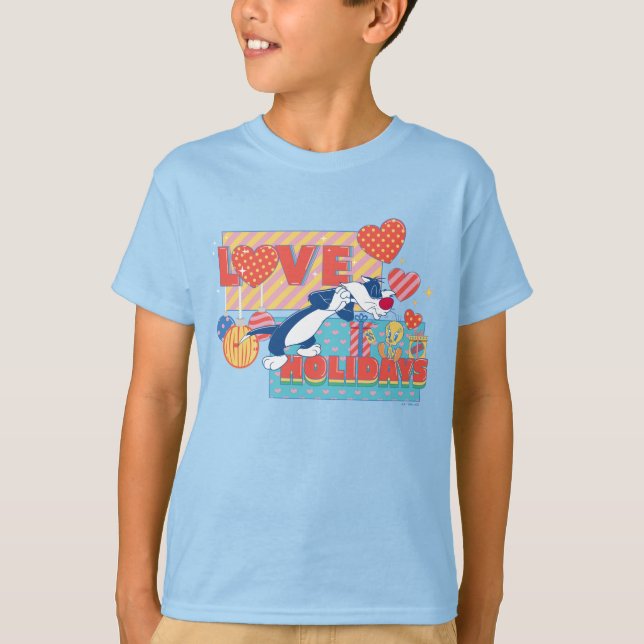 LOONEY TUNES™ | SYLVESTER™ & TWEETY™Love Holidays T-Shirt (Front)