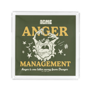 LOONEY TUNES™ TAZ™ ACME Anger Management Acrylic Tray