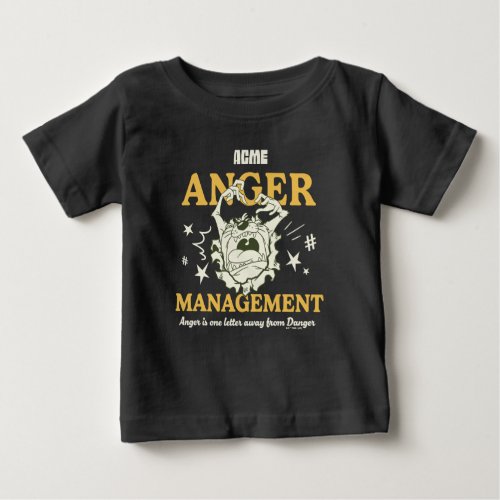 LOONEY TUNES TAZ ACME Anger Management Baby T_Shirt