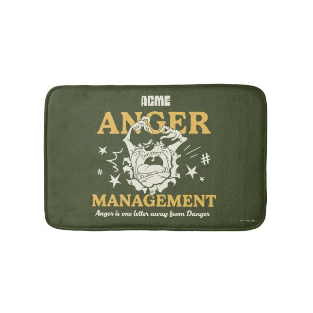 LOONEY TUNES™ |TAZ™ ACME Anger Management Bath Mat (Front)