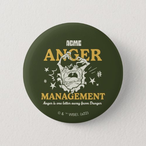 LOONEY TUNESâ TAZâ ACME Anger Management Button