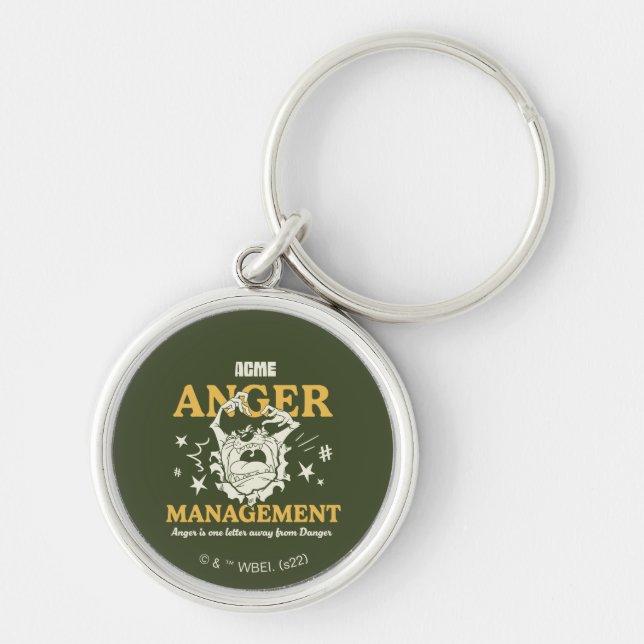 LOONEY TUNES™ |TAZ™ ACME Anger Management Keychain (Front)