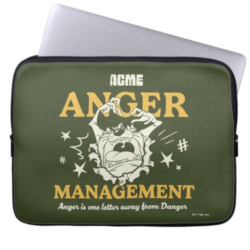 LOONEY TUNESâ TAZâ ACME Anger Management Laptop Sleeve