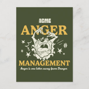 LOONEY TUNES™ TAZ™ ACME Anger Management Postcard