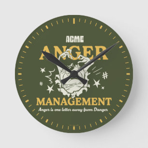LOONEY TUNES™ TAZ™ ACME Anger Management Round Clock