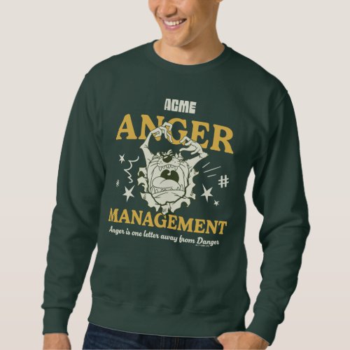 LOONEY TUNES TAZ ACME Anger Management Sweatshirt