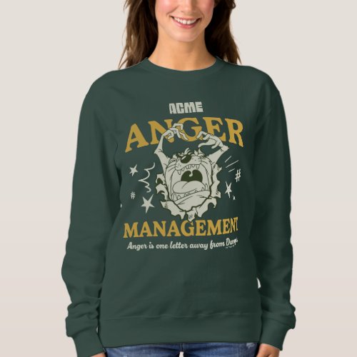 LOONEY TUNES TAZ ACME Anger Management Sweatshirt