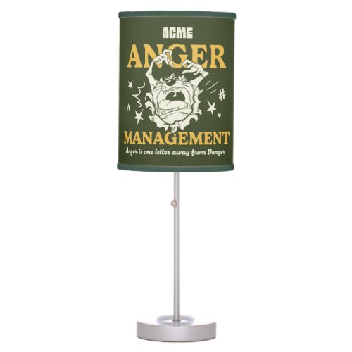LOONEY TUNES TAZ ACME Anger Management Table Lamp