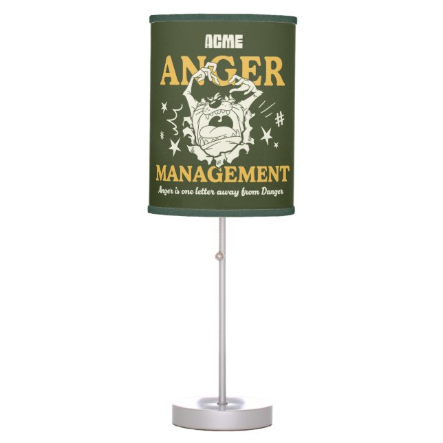 LOONEY TUNES™ |TAZ™ ACME Anger Management Table Lamp (Front)
