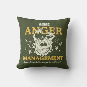 LOONEY TUNES™  TAZ™ ACME Anger Management Throw Pillow