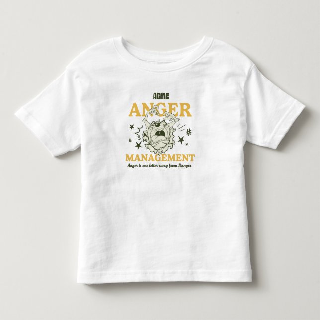 LOONEY TUNES™ |TAZ™ ACME Anger Management Toddler T-shirt (Front)