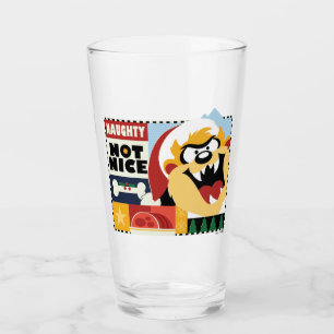 LOONEY TUNES™ TAZ™ Naughty Not Nice Glass
