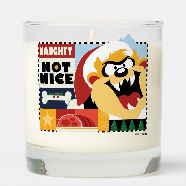 LOONEY TUNES™ TAZ™ Naughty Not Nice Scented Candle (Front)