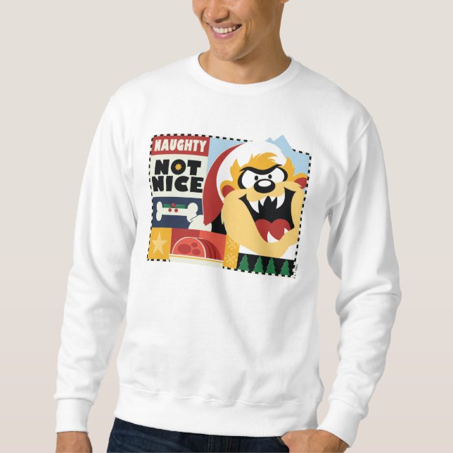 LOONEY TUNES™ TAZ™ Naughty Not Nice Sweatshirt (Front)