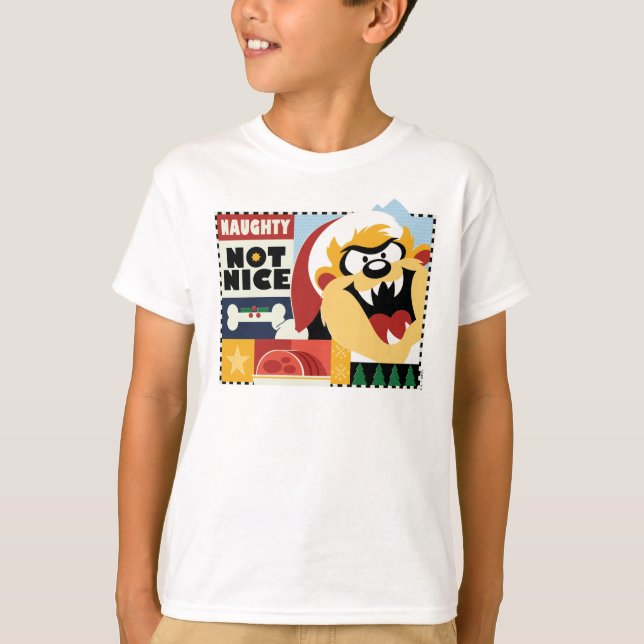 LOONEY TUNES™ TAZ™ Naughty Not Nice T-Shirt (Front)