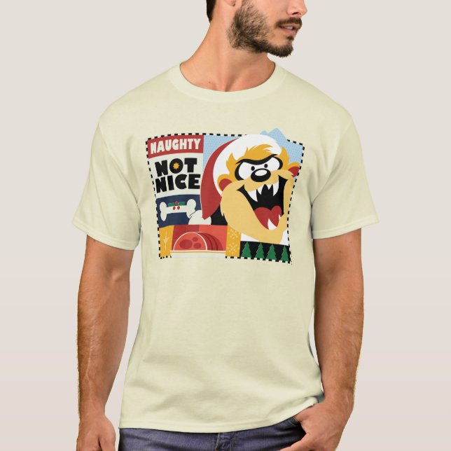 LOONEY TUNES™ TAZ™ Naughty Not Nice T-Shirt (Front)