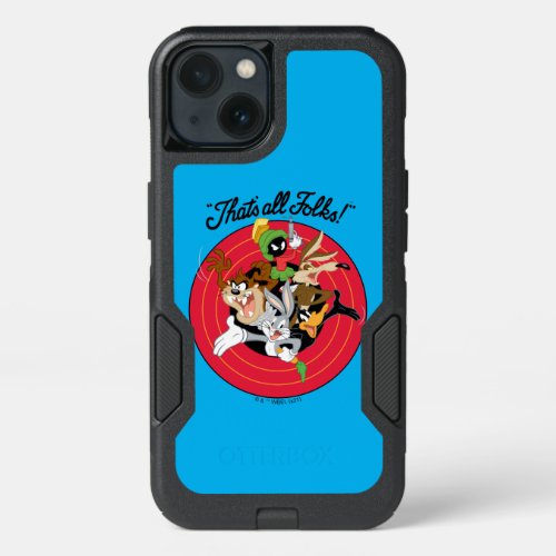 LOONEY TUNES THATS ALL FOLKS Bullseye Group iPhone 13 Case