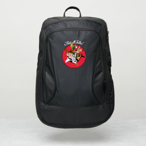 LOONEY TUNES THATS ALL FOLKS Bullseye Group Port Authority Backpack