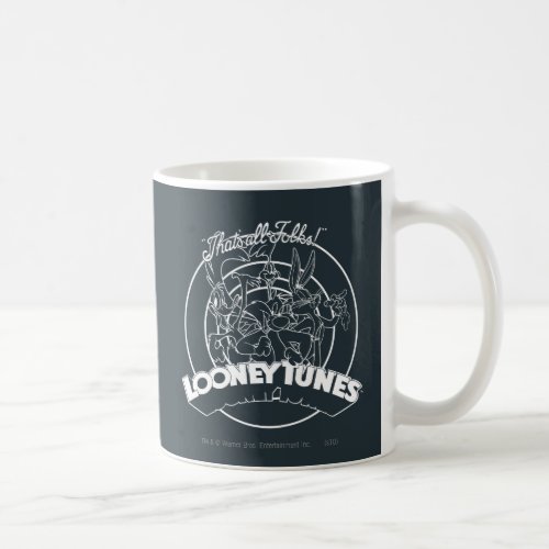 LOONEY TUNES THATS ALL FOLKS COFFEE MUG