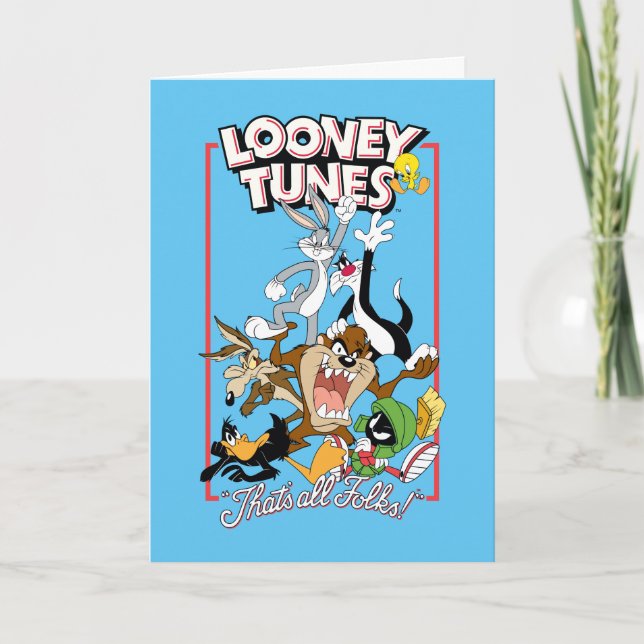LOONEY TUNES™ "THAT'S ALL FOLKS!™" Group Stack Card (Front)