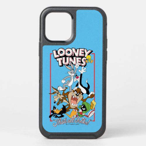 LOONEY TUNES THATS ALL FOLKS Group Stack OtterBox Symmetry iPhone 12 Case