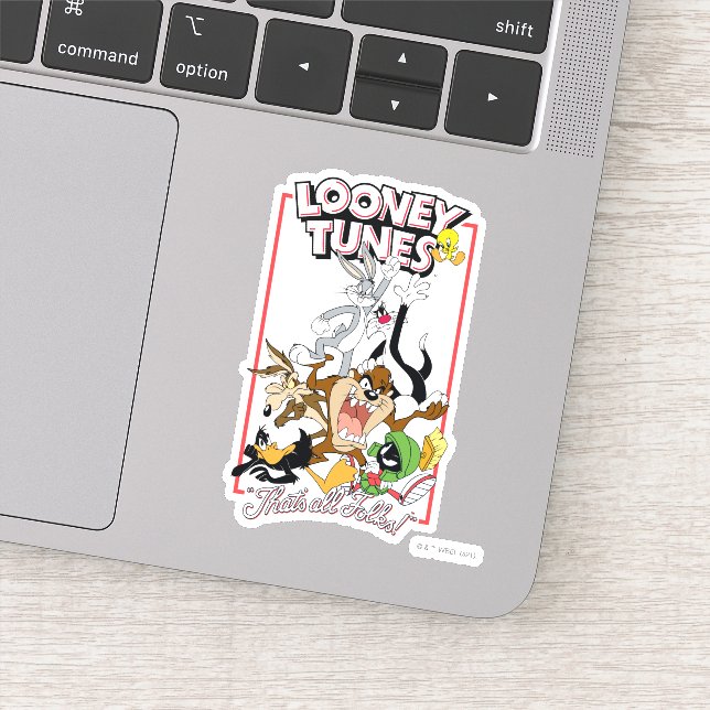 LOONEY TUNES™ "THAT'S ALL FOLKS!™" Group Stack Sticker (Detail)
