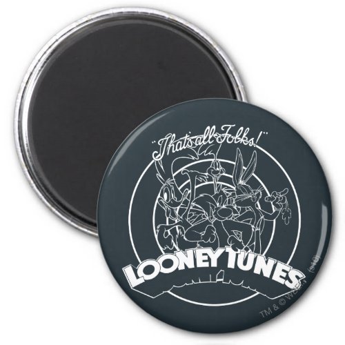 LOONEY TUNES THATS ALL FOLKS MAGNET