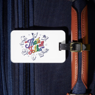 LOONEY TUNES™ - That's All Folks! Pride Badge Luggage Tag
