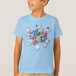LOONEY TUNES™ - That's All Folks! Pride Badge T-Shirt