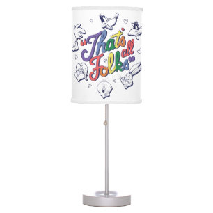 LOONEY TUNES™ - That's All Folks! Pride Badge Table Lamp