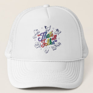 LOONEY TUNES™ - That's All Folks! Pride Badge Trucker Hat