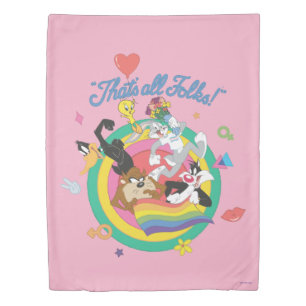LOONEY TUNES™ - That's All Folks! Pride Bullseye Duvet Cover