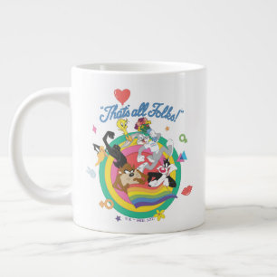 LOONEY TUNES™ - That's All Folks! Pride Bullseye Giant Coffee Mug