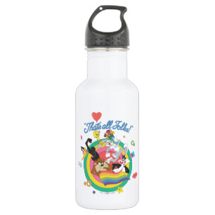 LOONEY TUNES™ - That's All Folks! Pride Bullseye Stainless Steel Water Bottle