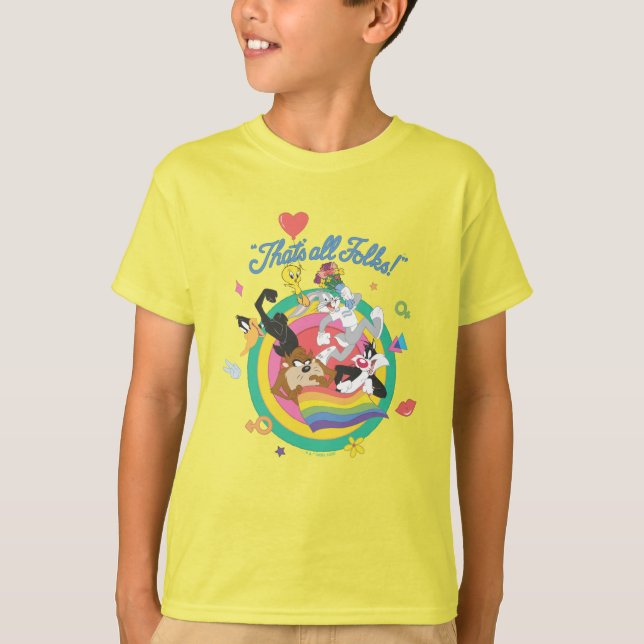 LOONEY TUNES™ - That's All Folks! Pride Bullseye T-Shirt (Front)
